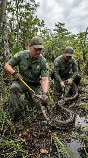 Florida Alligator Devours Massive Python! 😱