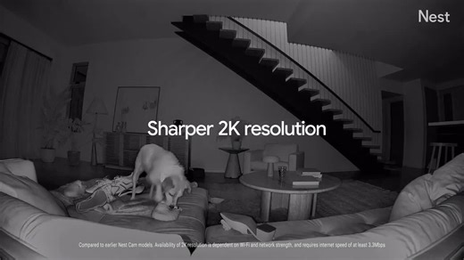 Google Nest Indoor Security Camera (Wired, 3rd gen) - Berry GA09974-US