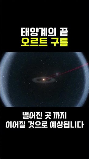 태양계의 끝, 오르트 구름 #우주 #과학 #과학쇼츠 #태양계