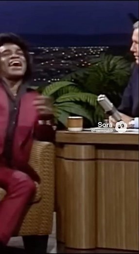 James Brown talks HOT TUB with Johnny Carson.