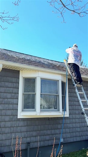 Soft Washing Roof and House Safe Exterior Cleaning #softwashing