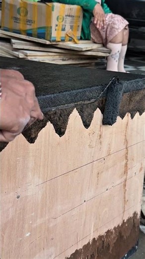 resin application process #tutorial #woodworking #resin #speakerbox