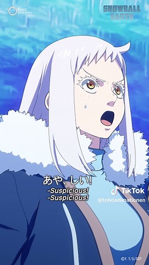 Tetsuo's getting used to seeing humans 😅 The latest episode of SNOWBALL EARTH is streaming worldwide on various platforms. #SnowballEarth #TOHOanimation