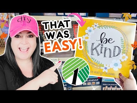GENIUS 🤯 Dollar Tree DIY Crafts Using Calendars | Fall Crafts