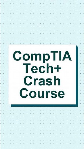 CompTIA Tech+ Crash Course (FREE) | Pass the Exam on Your First Try! #comptia #tech