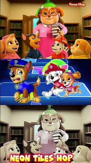 Paw Patrol Library Fun X Coffin Dance Song Cover Tiles Hop Edm Rush