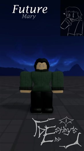 Destiny’s End| Future Mary skin showcase #assymmhorror #destinysend #roblox #fnaf #fivenightsatcandys