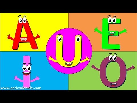 Las vocales para niños - Aprender las vocales - a e i o u