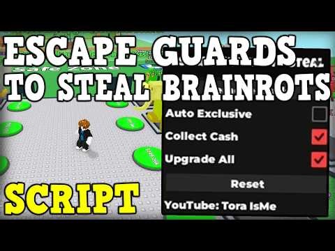 [👮UPDATE] Escape Guards to Steal Brainrots Script - Auto Exclusive & Collect Cash Roblox 2026