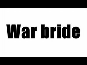War bride