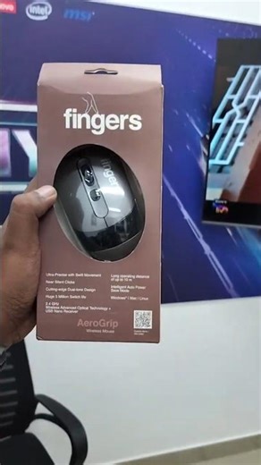 500 രൂപ കൊടുത്ത് ഒരു wireless mouse വാങ്ങിയാൽ…ഇതാണ് FINGERS AeroGrip Wireless Mouse🔥 #mouse #tech