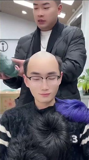 This Expression Is Really Amazing😄#Tóc Giả Nam #Tóc Giả#メンズウィッグ #ウィッグ