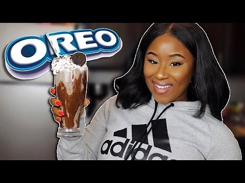 HOW TO MAKE AN OREO MILKSHAKE!