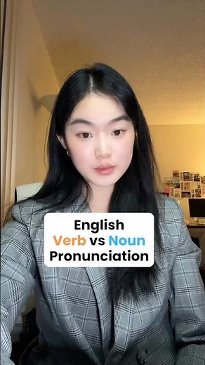 English verb vs Noun pronunciation #english #englishteacher #learnenglish #englishlearning