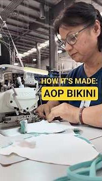 This is how your favorite printed bikinis are made #manufacturing #fashion #printful