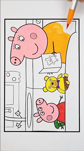 Peppa Pig Coloring Pages for Kids, 159 #peppapigdrawing #peppapigcoloring #drawing #peppapig