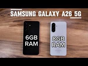 Samsung Galaxy A26 5G / 6GB vs 8GB RAM