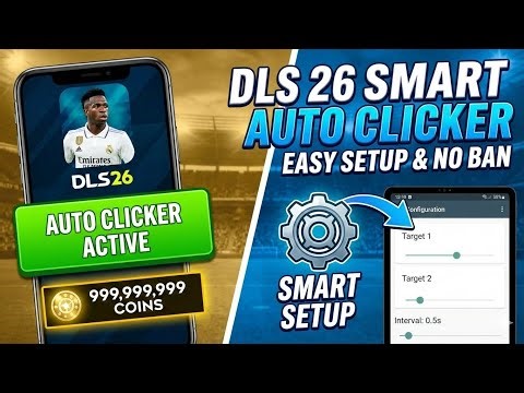 DLS 26 SMART AUTO CLICKER EASY SETUP & NO BAN