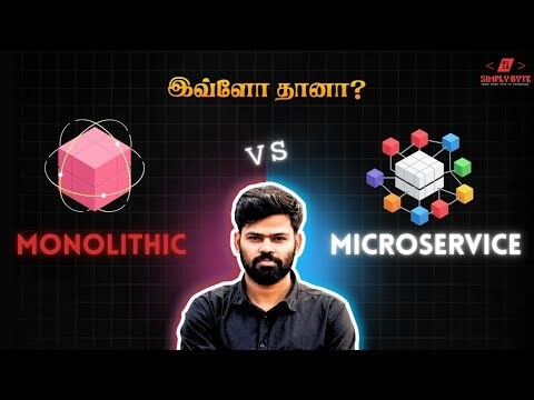 Microservices vs Monolithic Architecture Explained in Tamil | Real World Example