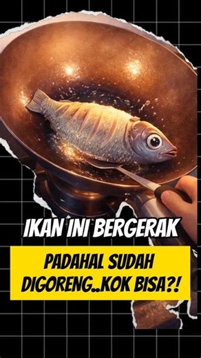 The fish is already fried but it's still moving.. How is that possible?!😱