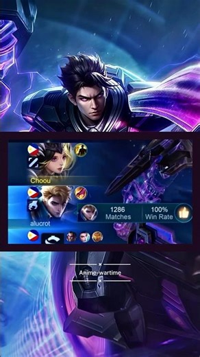 No wonder his win rate is 100% 🫨 #mlbb #mobilelegends #alucard