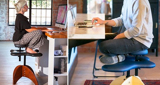 The 'Soul Seat' Is An Office Chair That Lets You Sit In Many Different Positions Like Cross-Legged For Example