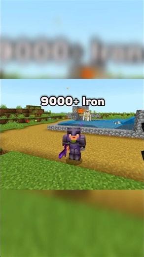 9000+ Iron Per Day 😮 khud Try karo Mein Kyu Bolu 😗 #minecraftshorts #shorts #viral