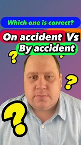 On accident vs by accident 🤔 | English Lingo