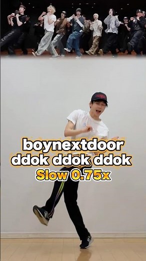 BOYNEXTDOOR 똑똑똑 ddok ddok ddok Dance Tutorial Slow【0.75x Mirror】