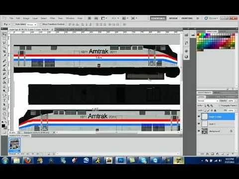 Trainz Repaint at 10x Speed - Amtrak Heritage Unit #145
