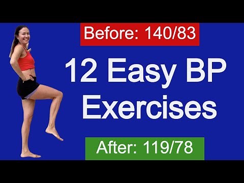12 easy blood pressure exercises #breathnow