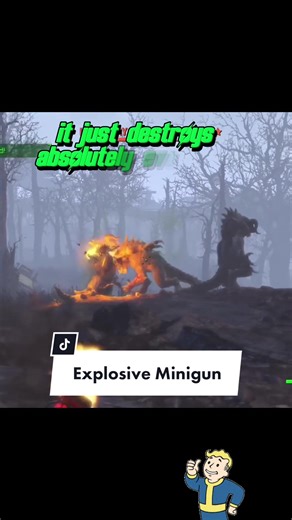Explostive Minigun #fallout4 #fallout #wtf #fyp two dynamic (source) https://youtu.be/23QrfVCCLaA