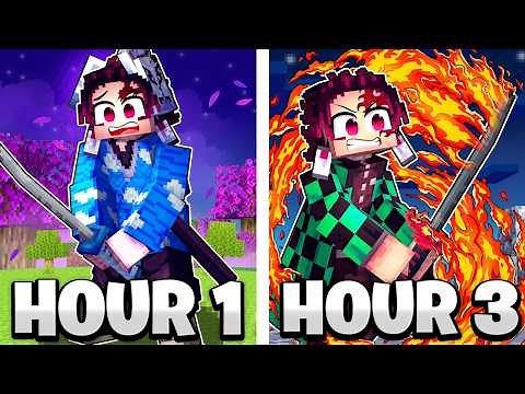 I Became TANJIRO in Demon Slayer Minecraft!