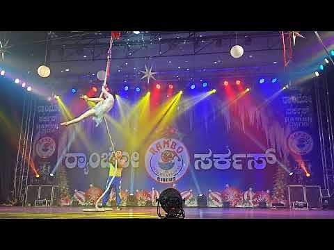 Mesmerizing Aerial Dance Performance | Stunning Lady on Rope | Rambo Circus