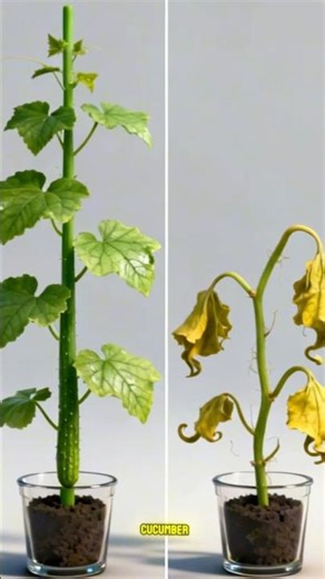 This is the mechanism of how wilting occurs in cucumber plants #agriculture #education #cucumber