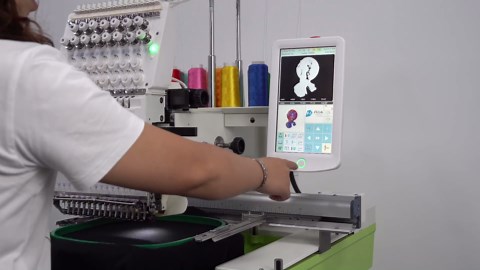 FUJA Single Head 15 Needles Embroidery Machine with Tear Away Polyester Stabilizer Backing 12"*50yd, Medium Weight 1.8 Ounce Suitable for Cap t Shirts and so on