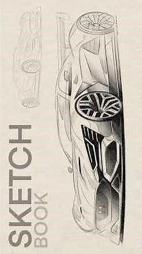 🔥 Sketchbook – Keep Drawing #06 | Fast Car Sketch – Design Flow in 60s