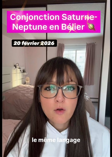 2026 ne sera pas une année “classique”. Le 20 février, la conjonction Saturne–Neptune en Bélier marque un vrai point de bascule collectif. Un moment où l’ancien ne tient plus… mais où le nouveau n’est pas encore clair. Saturne parle de structures, de règles, de réalité. Neptune parle de flou, d’idéal, de dissolution. Quand ces deux énergies se rencontrent, ce qui semblait solide peut se fissurer. Les repères changent. Les certitudes s’effritent. Et pourtant… on doit continuer d’avancer. Avec le 