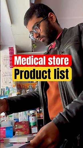 Product list for medical store (medicine) || krishna medicose #medical #pharmcist #pharmacy #medlife