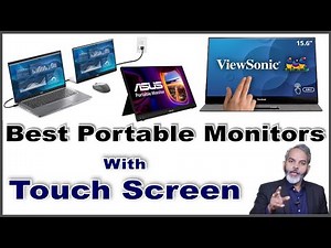 Portable Monitor with Screen Touch for Laptop