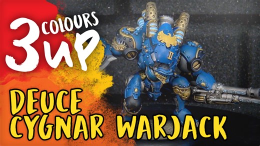 How To Paint Cygnar Deuce Warjack For Warmachine | Steamforged Games – OnTableTop – Home of Beasts of War