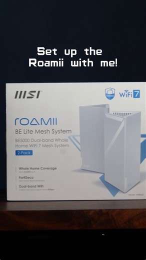 Setting up the Roamii is as easy as 1, 2, 3 ✨ Transform your space with our first Wifi 7 Mesh System: Roamii BE Lite. Experience lightning-fast internet to every corner of your home with easy, seamless setup in the Roamii app. ⚡ Get it here 👉 https://msi.gm/SBD53874 | MSI Gaming