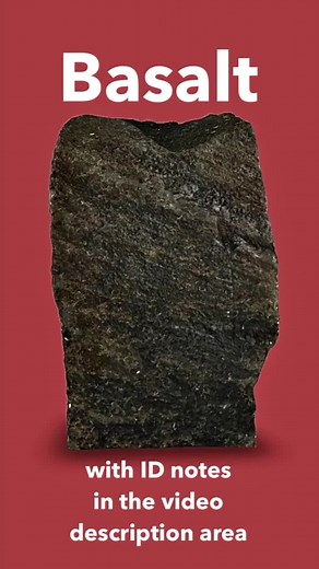 Hello rock people. This is Dave the Geology Dude. This is a quick look at basalt. Basalt is the most common lava rock on Earth’s surface. It is common on ocean floors and to some places on continents. This rock is from the Columbia Plateau, which is a very large basalt area, called a flood basalt. It covers parts of Washington, Oregon, California and Idaho. Don’ forget that geology isn’t rocket science—it’s rock science! #basalt #igneous #lavarock #igneousrocks #rock #rocks #rocktok #geology #ge