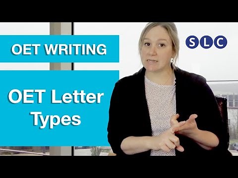 OET WRITING | Writing OET Letter Types