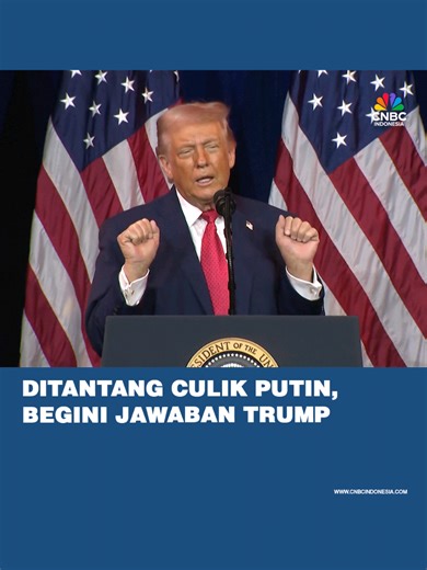 Presiden AS Donald Trump berbicara mengenai kemungkinan menculik Presiden Rusia Vladimir Putin. Trump mengatakan dia tidak akan mengeluarkan perintah untuk menculik Putin, menepis gagasan itu sebagai hal yang tidak perlu ketika ditanya oleh wartawan. Pernyataan Trump ini muncul seminggu setelah pasukan komando Amerika menangkap Presiden Venezuela Nicolas Maduro dalam invasi di kompleks kediamannya di Caracas. #CNBCIndonesia #Trump #Putin #geopolitics