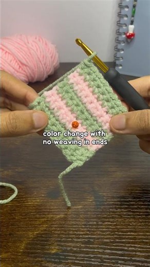 easy color change ✨🔮 | crochet for absolute beginners #crochet #beginner #amigurumi