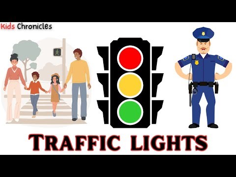 Road Safety Education || Traffic Lights Signals || Safety In The Road || Traffic Light || For Kids