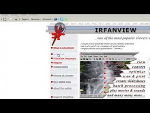 IrfanView un potente e completo visualizzatore di immagini, ma non solo....Parte Prima