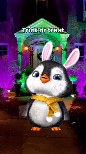 120K views · 14K reactions | Trick or treat  • • • #trickortreat #youresosweet #cuteanimals #penguin #cutepenguin | Puff Puff | Facebook