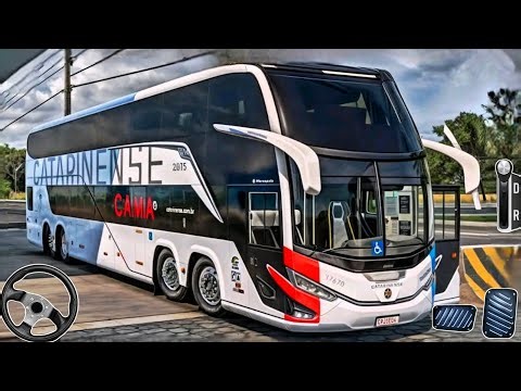 City Bus Simulator - Real City Euro Coach Bus Driving 3D - Android Gameplay
